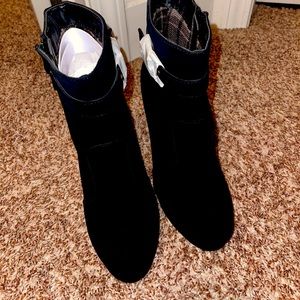 Brand new black booties